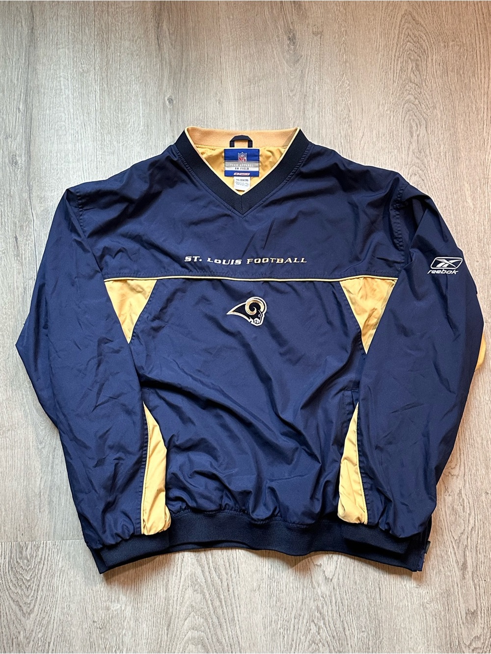 Vintage Reebok St. Louis Rams Football Pullover - Picture 2 of 7